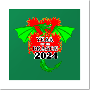 Year of the Dragon 2024 Posters and Art